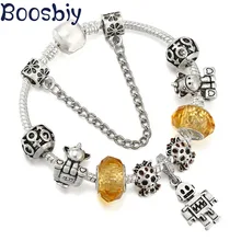 Cute Giraffe & Unicorn & Robot Charm Bracelet With Pendant Fit Personality Jewelry Gift DIY Bracelet Making For Women New Desgin