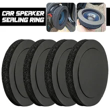 1pcs 6.5inch Pad Cotton Car Speaker Ring Sound Insulation Accessories Audio Enhancer System Soundproof Ring Pad Bass Door Trim