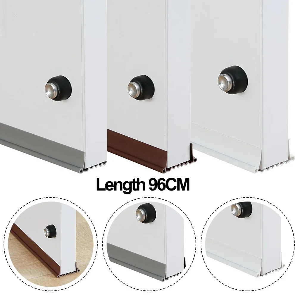 Door Bottoom Seal Strip Door Sealing Blocker 3.5-5.5x96cm Waterproof Insulation Strip Flexible Wind Noise Reduction Weatherstrip
Door Bottoom Seal Strip Door Sealing Blocker 3.5-5.5x96cm Waterproof Insulation Strip Flexible Wind Noise Reduction Weatherstrip