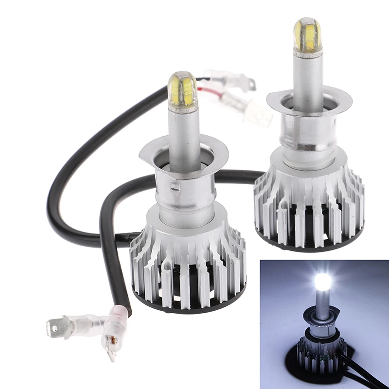 2Pcs 24 Chips H1 LED Lamp Car Headlight Bulbs LED 360 Degree 6500K 18000LM 
2Pcs 24 Chips H1 LED Lamp Car Headlight Bulbs LED 360 Degree 6500K 18000LM