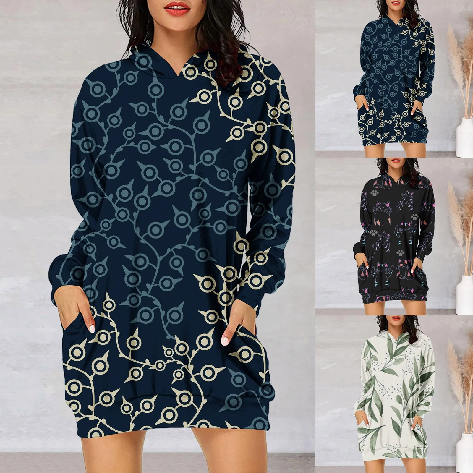 Платье женское длинное ТРАПЕЦИЕВИДНОЕ с капюшоном и длинными рукавами
Платье женское длинное ТРАПЕЦИЕВИДНОЕ с капюшоном и длинными рукавами