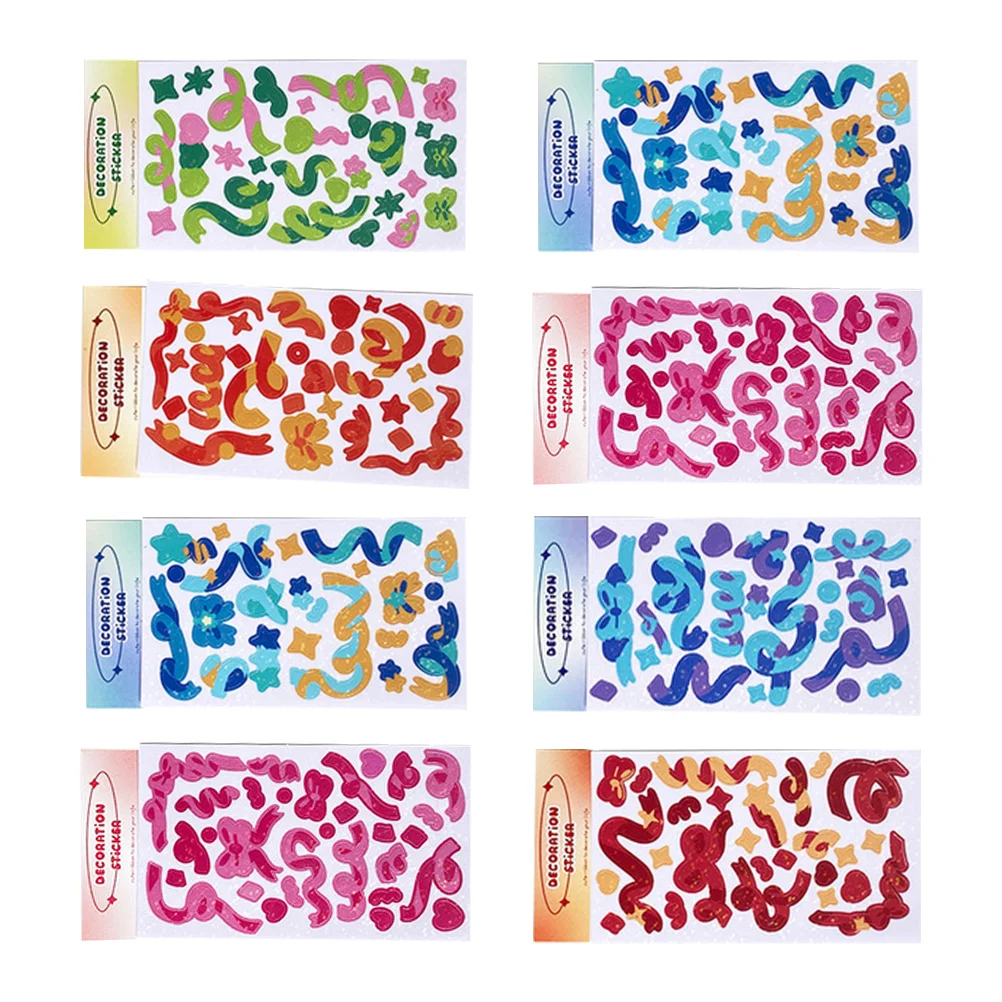 8 Sheets of Adhesive Scrapbooking Stickers Crafts DIY Stickers Colorful Photo Album Stickers
8 Sheets of Adhesive Scrapbooking Stickers Crafts DIY Stickers Colorful Photo Album Stickers