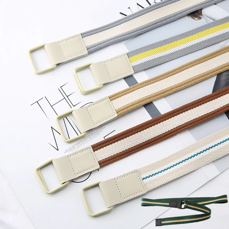 Fashion Casual Unisex Nylon Canvas Fabric Belt Strap Metal Ring Buckle Waist Band Solid Color Long Cloth Dress Knitted Waistband
Fashion Casual Unisex Nylon Canvas Fabric Belt Strap Metal Ring Buckle Waist Band Solid Color Long Cloth Dress Knitted Waistband