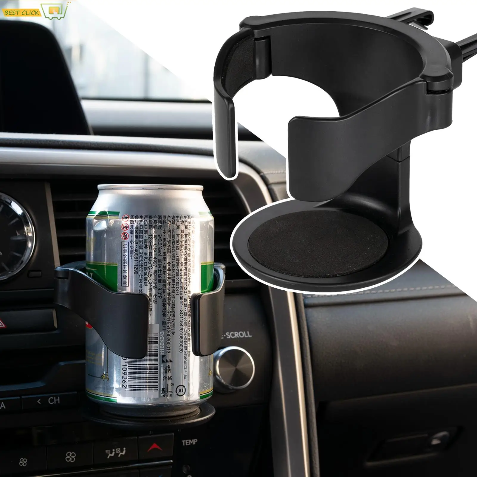

Car Air Vent Outlet Drink Cup Holder Auto Car Truck Water Bottle Cup Rack Mounts Stands Beverage Bottle Ashtray Coffee Drinks
