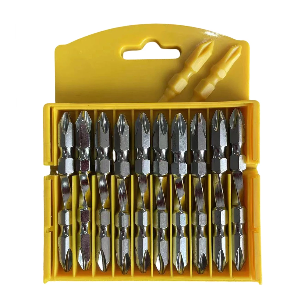 D1 Steel High Hardness Double Head PH2 Cross Screwdriver Bit 65mm 100mm Auger Bit Double-edged Drill Bit Anti Slip Electric Tool
D1 Steel High Hardness Double Head PH2 Cross Screwdriver Bit 65mm 100mm Auger Bit Double-edged Drill Bit Anti Slip Electric Tool