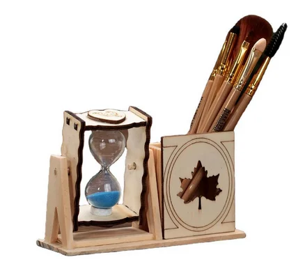 Simple Wooden Single Hourglass Pen Holder Student Desk Ornaments Pen Holder Desk Organizer
Simple Wooden Single Hourglass Pen Holder Student Desk Ornaments Pen Holder Desk Organizer
