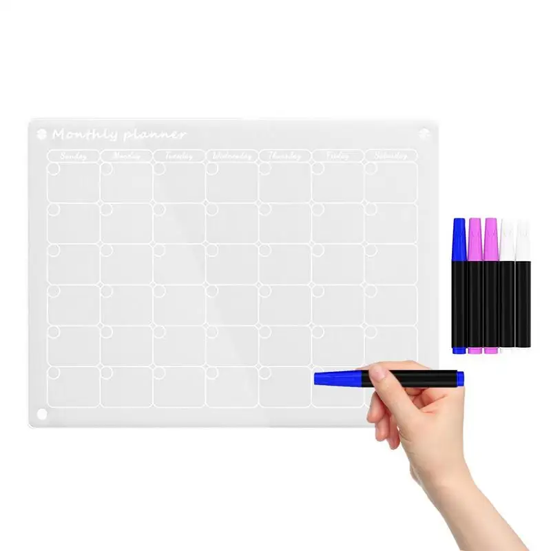 Acrylic Transparent Calendar Erasable Note Board Magnetic Household Memo Prompt Message Board Family Schedule Planner Home Decor
Acrylic Transparent Calendar Erasable Note Board Magnetic Household Memo Prompt Message Board Family Schedule Planner Home Decor