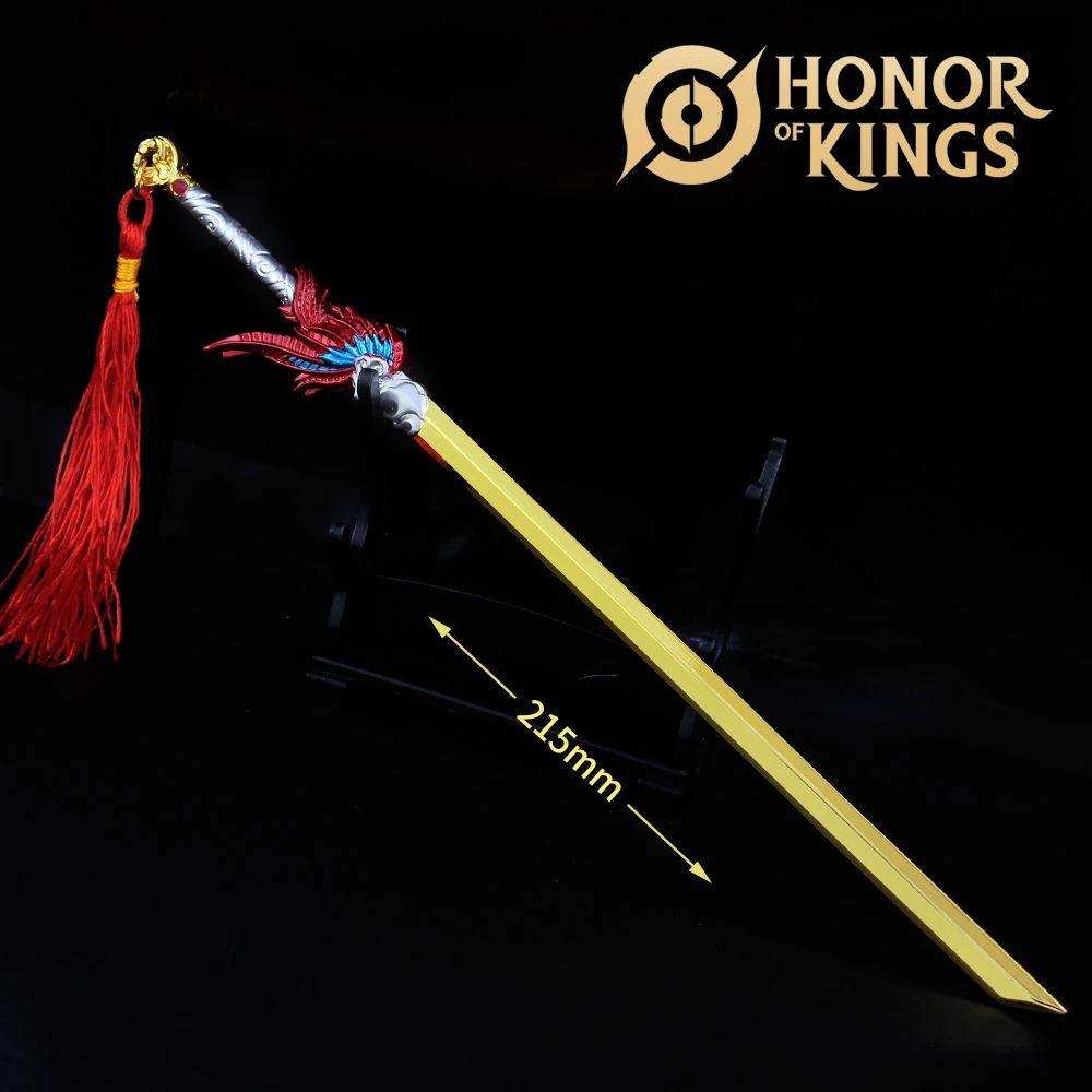

Honor of Kings Weapon Cloud Eagle Flying Sword Game Keychain Weapon Model Katana Samurai Sword Japanese Katana Kids Gifts Toys