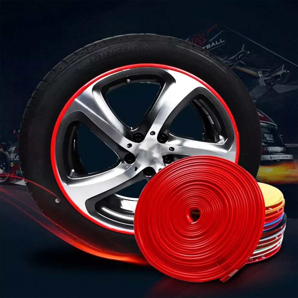 AUTO PARTS 8M Wheel Decoration Belt Tire Liner MTB Road Bike Protection Anti-collision Ring Rim Belt Guard Line Strip Protection
AUTO PARTS 8M Wheel Decoration Belt Tire Liner MTB Road Bike Protection Anti-collision Ring Rim Belt Guard Line Strip Protection