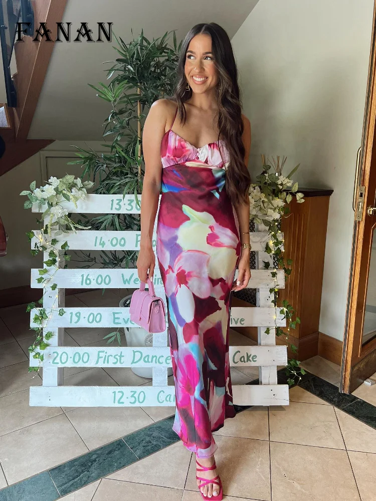 Elegant Printed Maxi Dress for Women Fashion Strap Slim Satin Dresses 2022 Summer Sexy Backless Club Party Dress Birthday Outfit
Elegant Printed Maxi Dress for Women Fashion Strap Slim Satin Dresses 2022 Summer Sexy Backless Club Party Dress Birthday Outfit