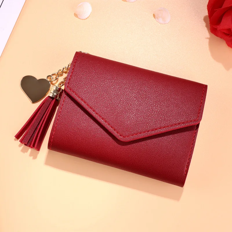 Mini Tassel Wallet Women Fashion Purse Female Short Mini Wallets Korean Students Lovely Purse Female Small Wallet for Women
Mini Tassel Wallet Women Fashion Purse Female Short Mini Wallets Korean Students Lovely Purse Female Small Wallet for Women