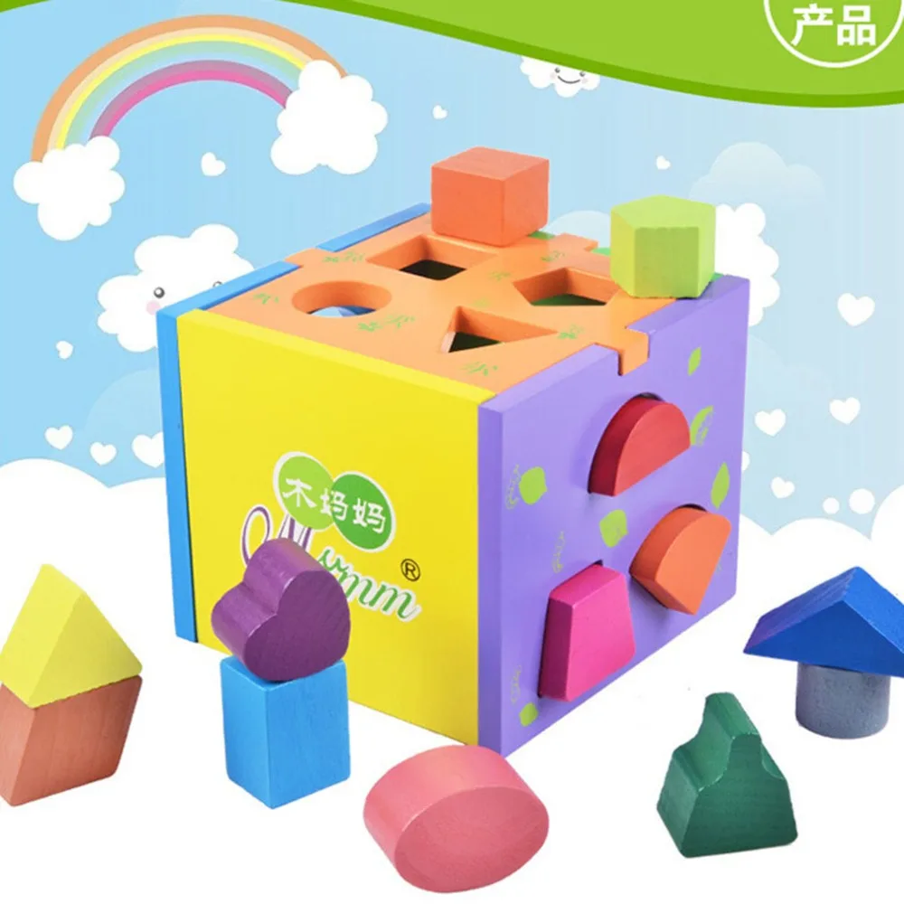 Building Blocks Toys 13 Holes Wooden Intelligence Box Baby Cognitive Matching Building Blocks Kids Early Educational Toy
Building Blocks Toys 13 Holes Wooden Intelligence Box Baby Cognitive Matching Building Blocks Kids Early Educational Toy