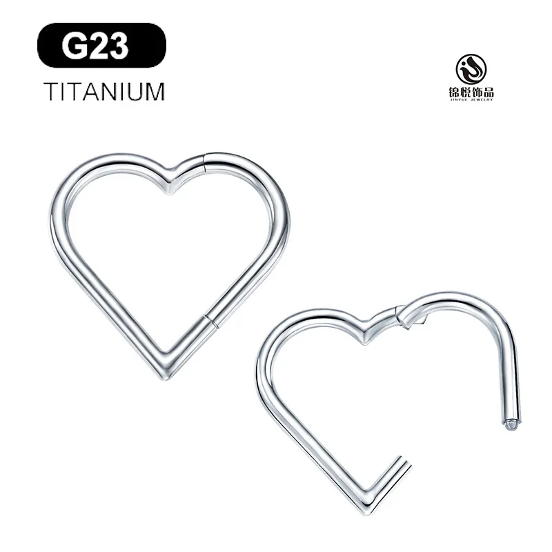 Piercing Body nose ring G23 Titanium Heart earrings for women Ear Cartilage Rings Nose Piercing Jewelry
Piercing Body nose ring G23 Titanium Heart earrings for women Ear Cartilage Rings Nose Piercing Jewelry
