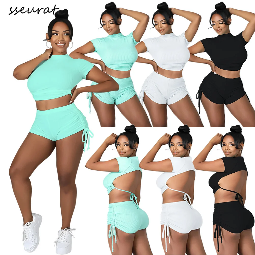 SSEURAT Backless Yoga Sets Women 2 Piece Set Women Workout Clothes Gym Clothes Seamless Sport Suit Shorts Set Crop Top Sets
SSEURAT Backless Yoga Sets Women 2 Piece Set Women Workout Clothes Gym Clothes Seamless Sport Suit Shorts Set Crop Top Sets