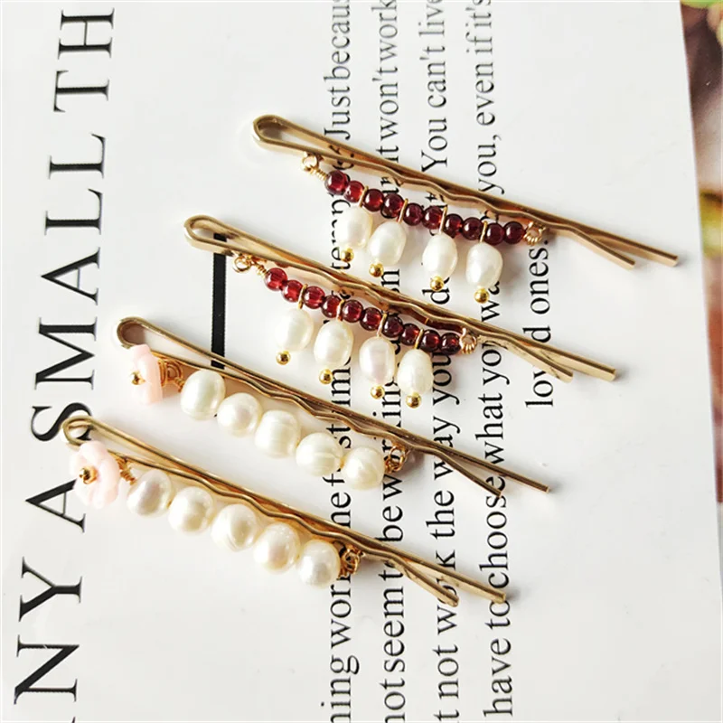 New pearl hairpins natural crystal custom hair clips women girls styling hair accessories for gift
New pearl hairpins natural crystal custom hair clips women girls styling hair accessories for gift