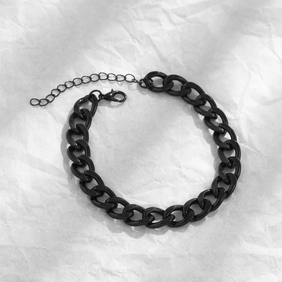 KunJoe Classic Punk Curb Cuban Link Chain Bracelets for Men Women Black Rock Chain Bracelets & Bangles Unisex Wrist Jewelry Gift
KunJoe Classic Punk Curb Cuban Link Chain Bracelets for Men Women Black Rock Chain Bracelets & Bangles Unisex Wrist Jewelry Gift