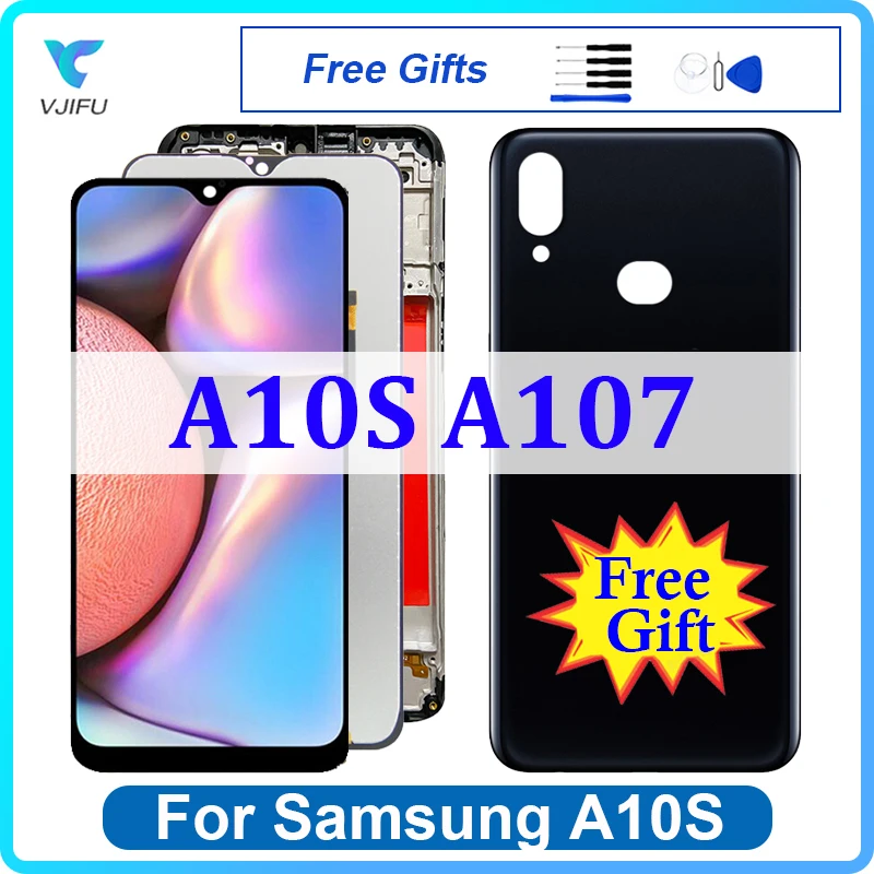 Original Screen For Samsung Galaxy A10s A107 LCD Display A107F A107FD A107M Touch Screen With Frame Digitizer Assembly Replace
Original Screen For Samsung Galaxy A10s A107 LCD Display A107F A107FD A107M Touch Screen With Frame Digitizer Assembly Replace