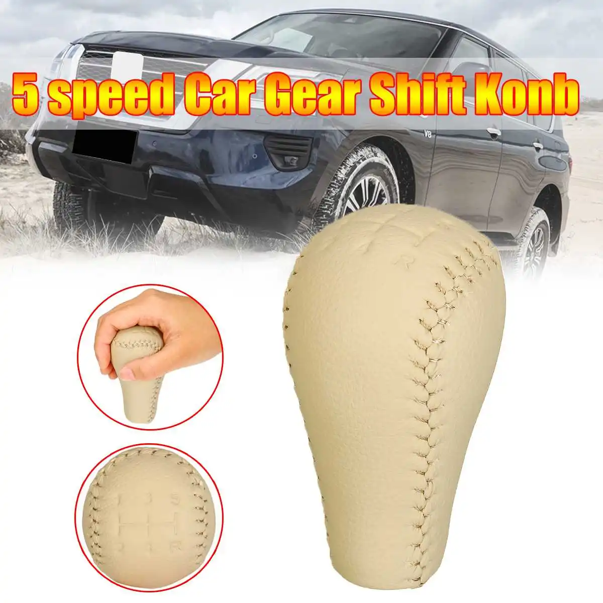 Car Gear Shift Knob 5 Speed Gaiter Shifter Knob / 2H 4H PUSH N Transfer Knob Leather Gear Lever Stick For NISSAN Patrol GU Y61
Car Gear Shift Knob 5 Speed Gaiter Shifter Knob / 2H 4H PUSH N Transfer Knob Leather Gear Lever Stick For NISSAN Patrol GU Y61