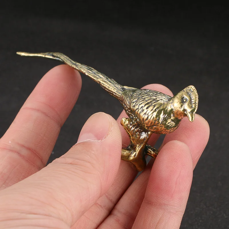 Antique Bronze Crafts Collection Used Solid Pure Copper Pheasant Copper Ornaments Desk Tea Pet Brass Ornaments
Antique Bronze Crafts Collection Used Solid Pure Copper Pheasant Copper Ornaments Desk Tea Pet Brass Ornaments