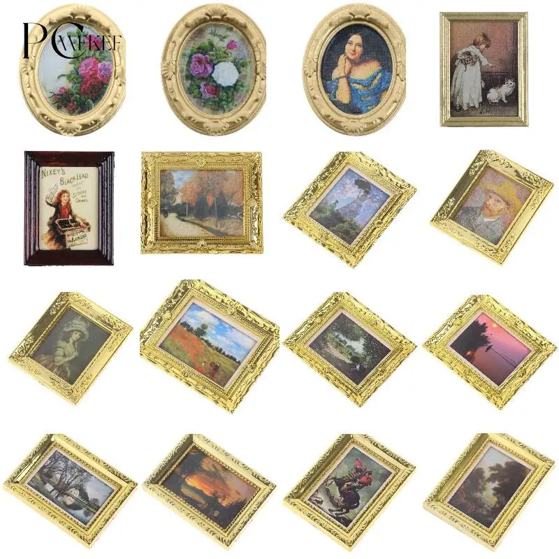 Vintage 1:12 Scale Photos Painting Mural Wall Picture For 1:12 Dollhouse Miniature Miniaturas Casa De Munecas
Vintage 1:12 Scale Photos Painting Mural Wall Picture For 1:12 Dollhouse Miniature Miniaturas Casa De Munecas