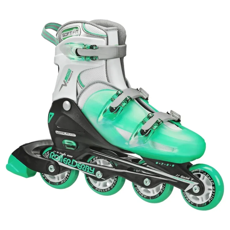 

Ice skating shoes Women's Inline Skate with Adjustable Sizing, Mint