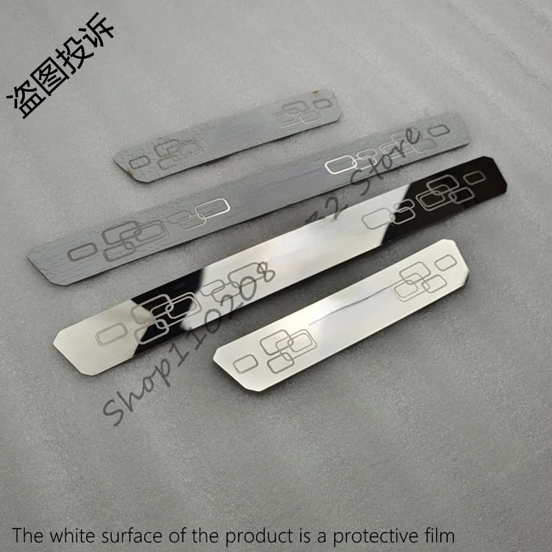 

Car Accessories For Citroen C3 C5 Aircross C4 Picasso Door Sill Scuff Plate Protector Stainless Steel Kick Pedal Styling Sticker