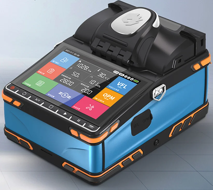 6 Motor Optical Fiber Signal Fire Fusion Splicer multilanguage with VFL Power Meter All in One Splicing Machine
6 Motor Optical Fiber Signal Fire Fusion Splicer multilanguage with VFL Power Meter All in One Splicing Machine