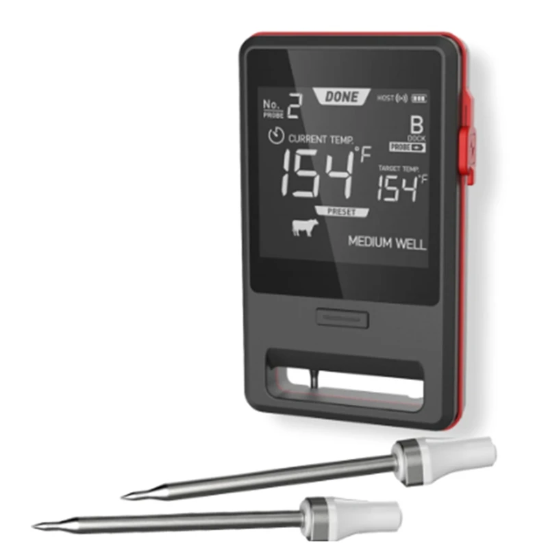 1Set Wireless Meat Food Thermometer Remote Digital Kitchen Cooking Oven Tools Smart Digital Bluetooth Grill Plastic
1Set Wireless Meat Food Thermometer Remote Digital Kitchen Cooking Oven Tools Smart Digital Bluetooth Grill Plastic