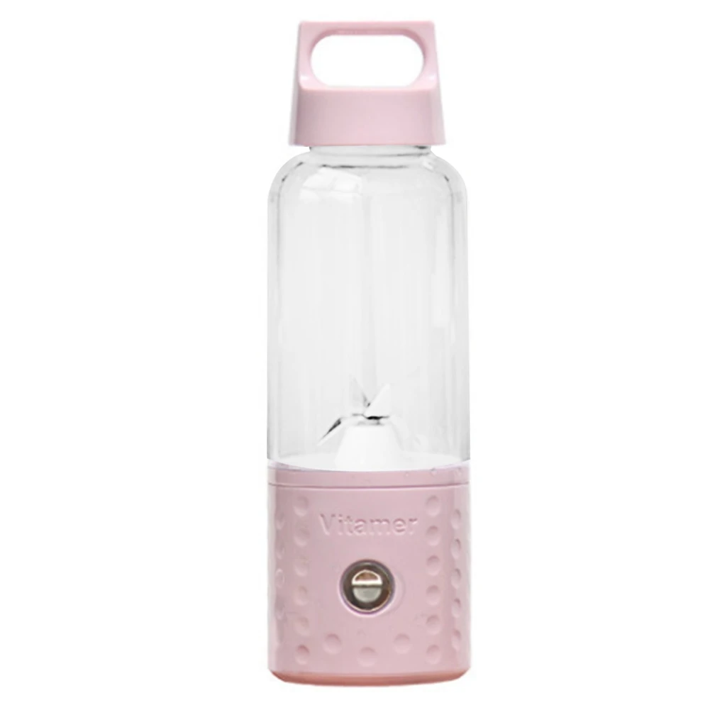500ML 4000MAh Portable Smoothie Blender Mini USB Mixer Electric Juicer Charging Vitamer Fruit Juicer Pink
500ML 4000MAh Portable Smoothie Blender Mini USB Mixer Electric Juicer Charging Vitamer Fruit Juicer Pink