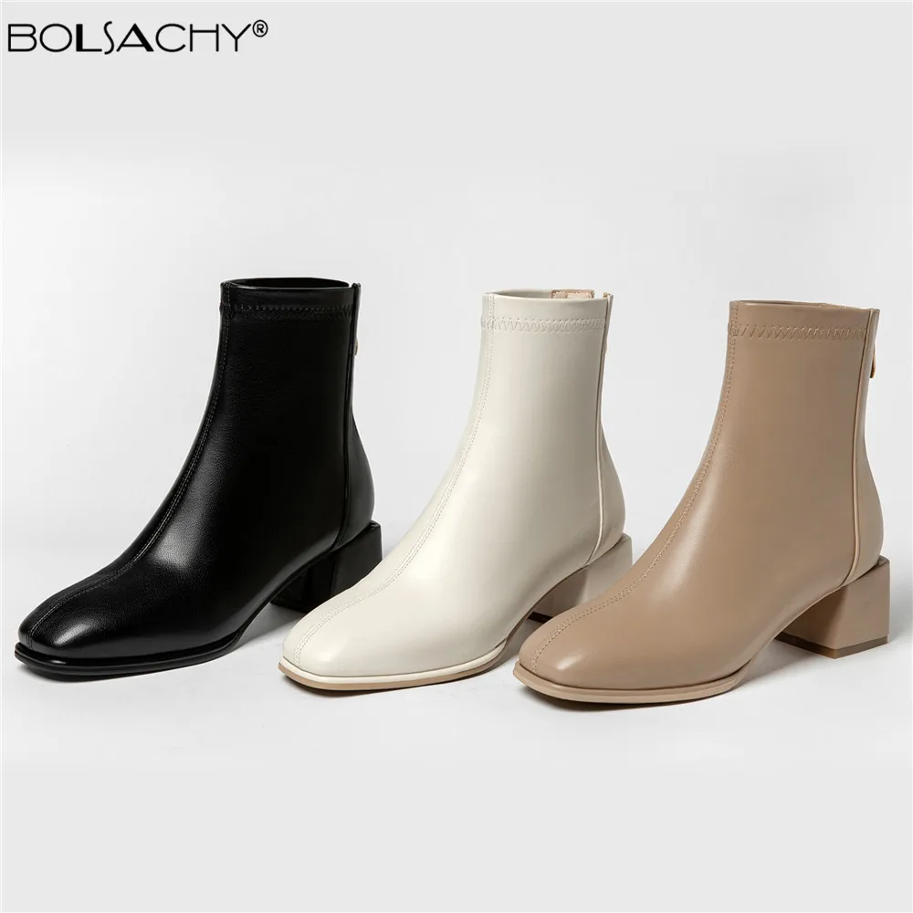 2022 Ankle Boots For Women Square Toe Fashion Shoes Autumn Winter Short Boots Zipper Square Heels Comfortable Lady Shoes 
2022 Ankle Boots For Women Square Toe Fashion Shoes Autumn Winter Short Boots Zipper Square Heels Comfortable Lady Shoes