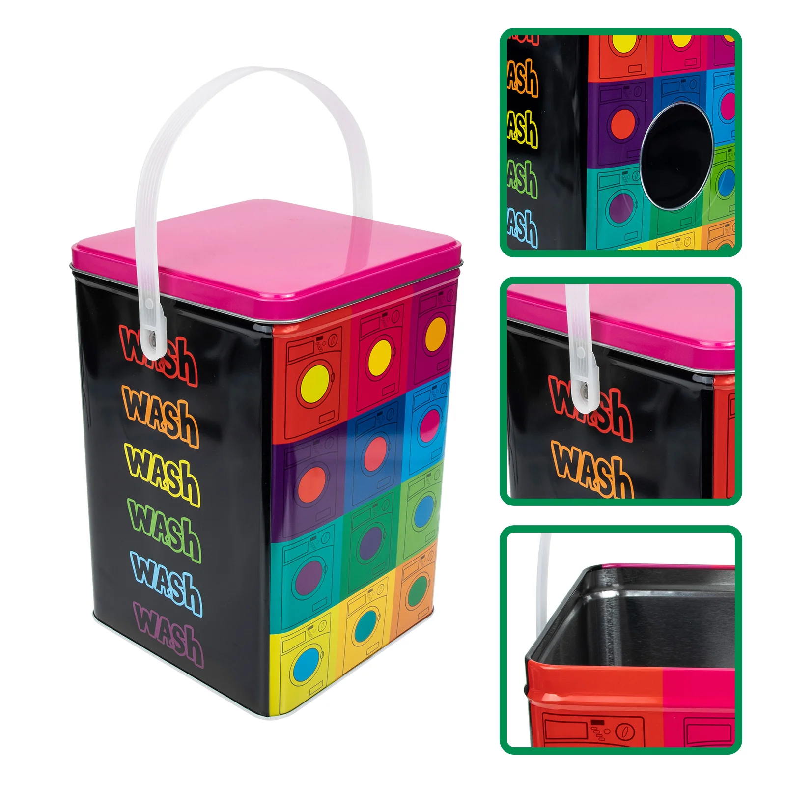 Laundry Powder Container Detergent Storage Box Washing Tin Bathroom Guest Essentials Dispenser Beads Bead Canister Jar Pods
Laundry Powder Container Detergent Storage Box Washing Tin Bathroom Guest Essentials Dispenser Beads Bead Canister Jar Pods