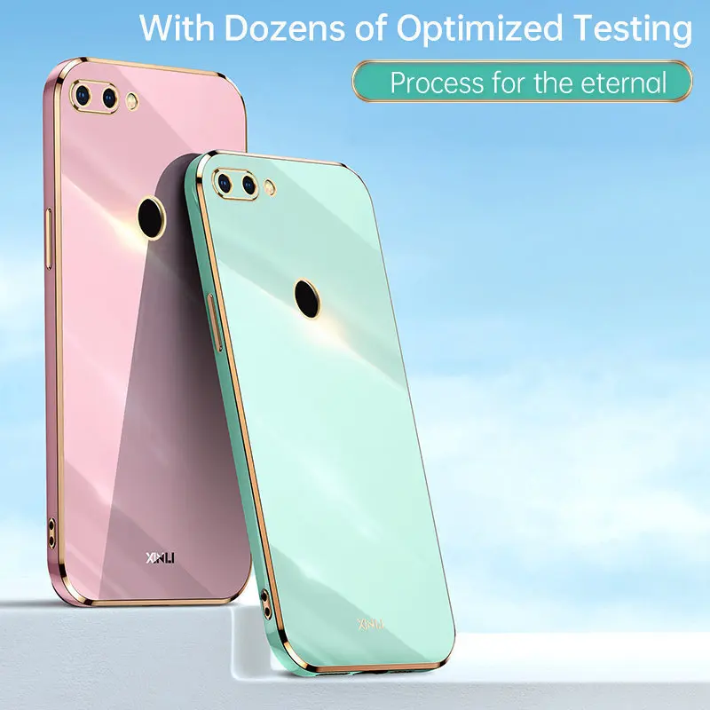 

OPPO R15 Pro R15Pro CPH1831 Case Shiny Plating Silicone TPU Bumper Shockproof Soft Back Cover Phone Case for OPPO R15 CPH1835