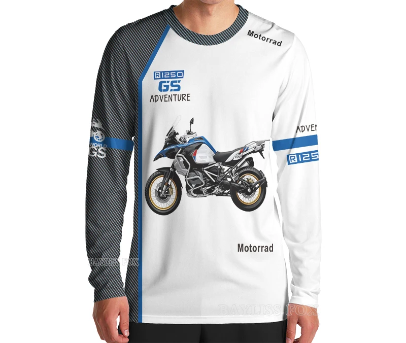 For BMW R1250 GS Motorrad ADVENTURE Sports Racing Team Motorcycle Riding Summer Quick Dry Anti-UV Long T-shirt Men's Jerseys
For BMW R1250 GS Motorrad ADVENTURE Sports Racing Team Motorcycle Riding Summer Quick Dry Anti-UV Long T-shirt Men's Jerseys