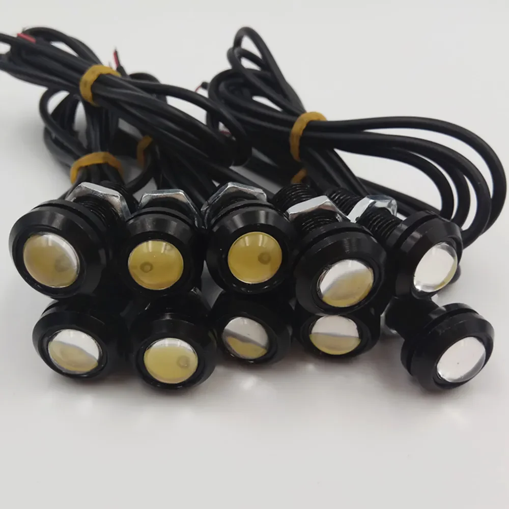 NEW2023 Car Lamps Led Eagle Eye 12V 4PCS / Pack 18/23 MM DRL Daylight Daytime Running Lights Backup Reversing Parking Signal
NEW2023 Car Lamps Led Eagle Eye 12V 4PCS / Pack 18/23 MM DRL Daylight Daytime Running Lights Backup Reversing Parking Signal