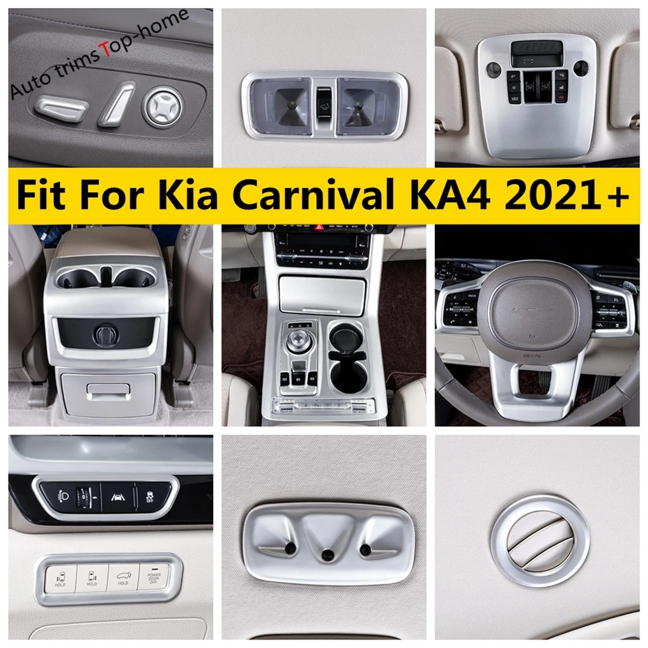 For Kia Carnival KA4 2021 2022 Head Lamp Light Gear Shift Panel Center Console Steering Wheel Air AC Window Armrest Cover Trim
For Kia Carnival KA4 2021 2022 Head Lamp Light Gear Shift Panel Center Console Steering Wheel Air AC Window Armrest Cover Trim