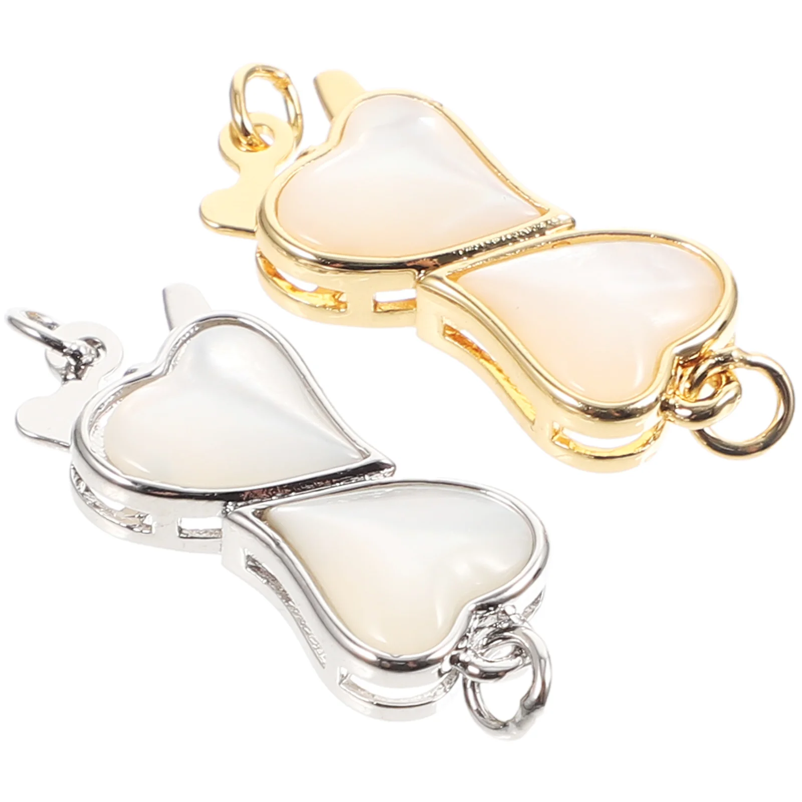 2 Pcs Necklace Link Buckle Pearl Connector Clasps Decor Hook Jewelry DIY Converter Extenders Copper Bracelet
2 Pcs Necklace Link Buckle Pearl Connector Clasps Decor Hook Jewelry DIY Converter Extenders Copper Bracelet