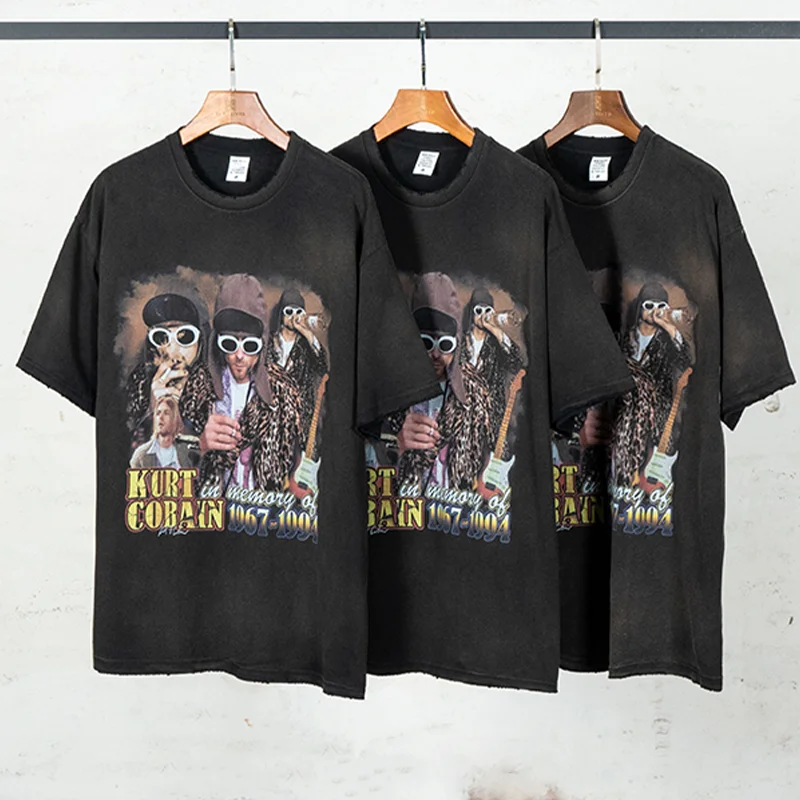 Harajuku Graphic T shirts Oversized T-shirt Cotton Retro Rocker Print Tops Vintage Tee Men Streetwear Hip Hop Summer Clothing
Harajuku Graphic T shirts Oversized T-shirt Cotton Retro Rocker Print Tops Vintage Tee Men Streetwear Hip Hop Summer Clothing