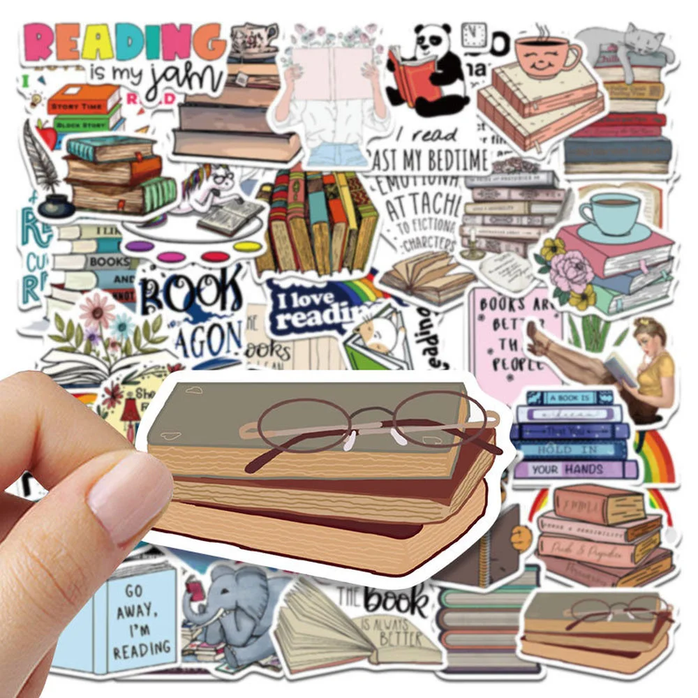 10/50pcs Cartoon I Love Reading Stickers Suitcase Laptop Mobile Phone Skateboard Guitar Decoration Stickers Waterproof
10/50pcs Cartoon I Love Reading Stickers Suitcase Laptop Mobile Phone Skateboard Guitar Decoration Stickers Waterproof
