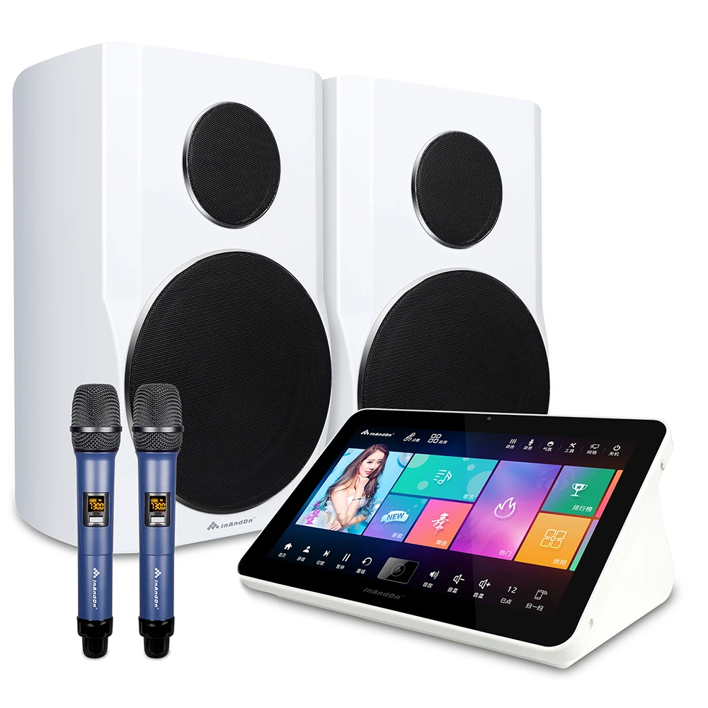15.6 Touch Screen 6TB HDD Amplifier Karaoke Set with Wireless Mixer Microphone Professional KTV Karaoke Machine with Speaker
15.6 Touch Screen 6TB HDD Amplifier Karaoke Set with Wireless Mixer Microphone Professional KTV Karaoke Machine with Speaker