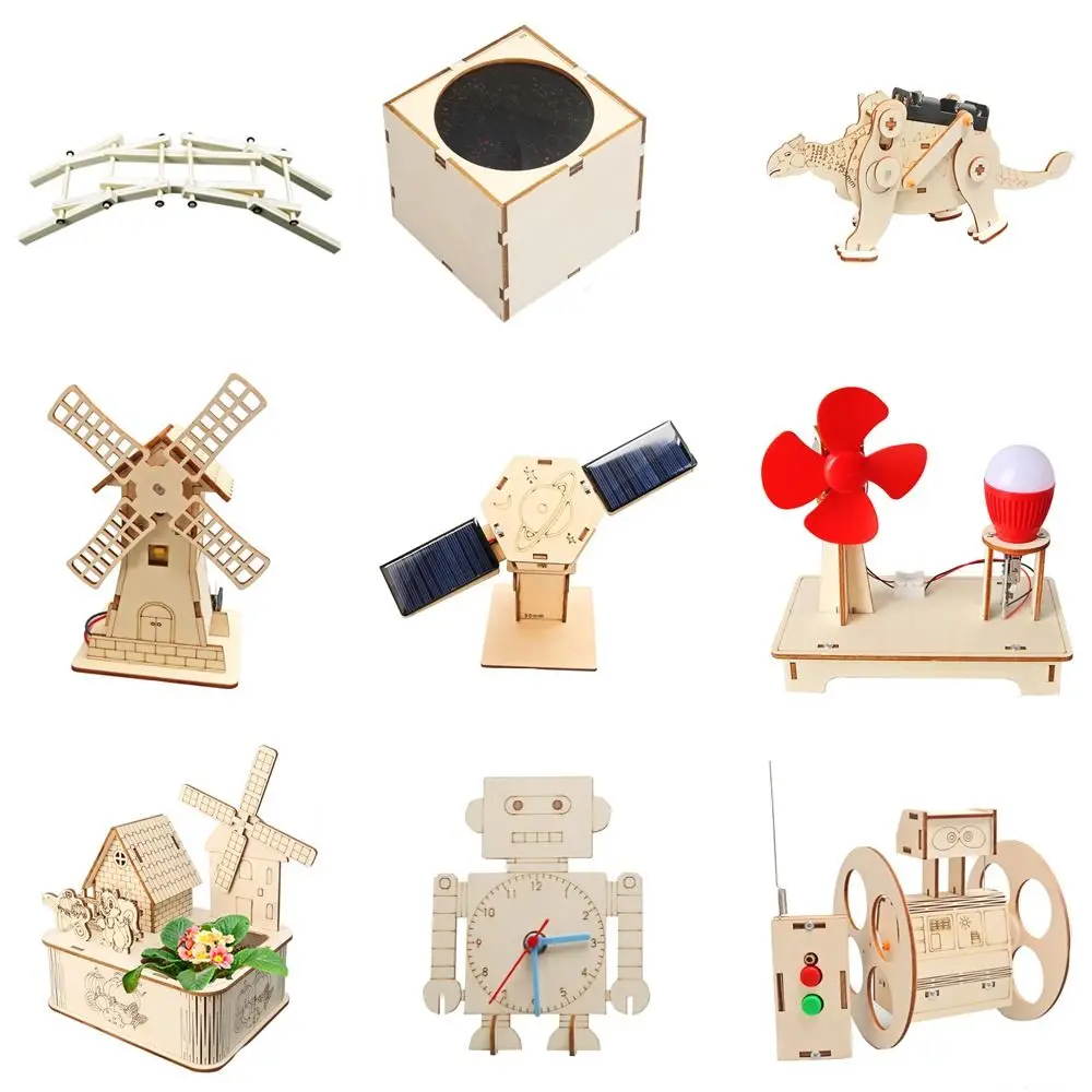 DIY Science Toys Teaching Kit 3D Mini Wooden Model Wind Driven Generator STEM Electric Scientific Experiments Kit
DIY Science Toys Teaching Kit 3D Mini Wooden Model Wind Driven Generator STEM Electric Scientific Experiments Kit