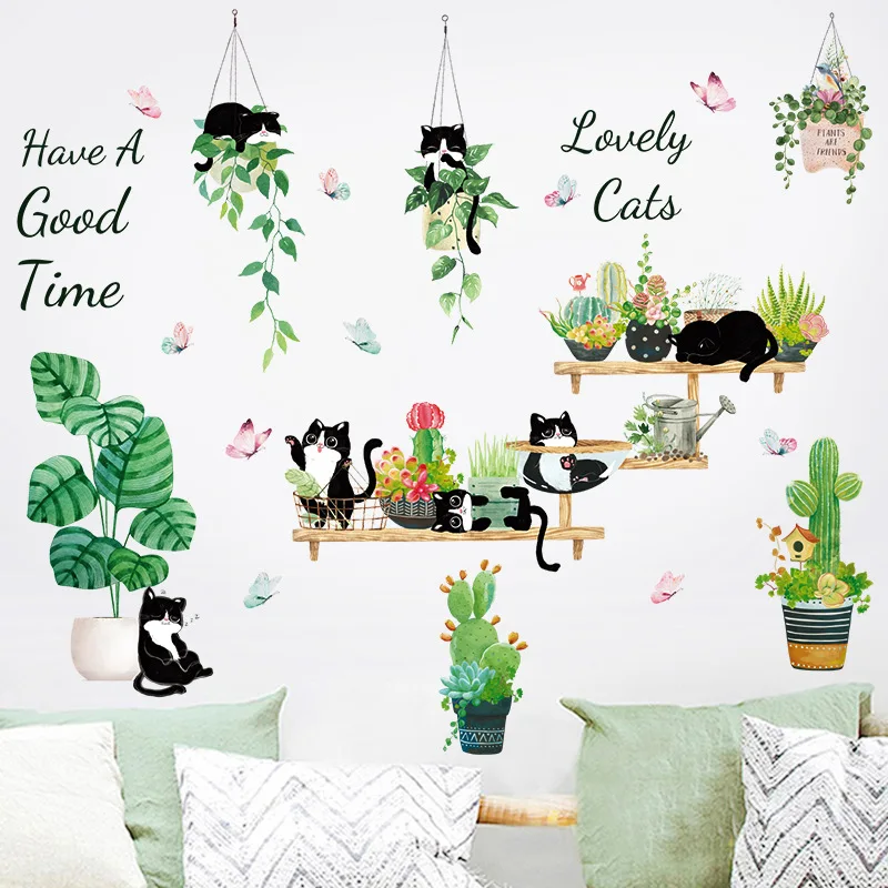 Shade Potted Hanging Table Removable Pvc Wall Stickers for Living Room Children's Room Bedroom Wall Decals Home
Shade Potted Hanging Table Removable Pvc Wall Stickers for Living Room Children's Room Bedroom Wall Decals Home