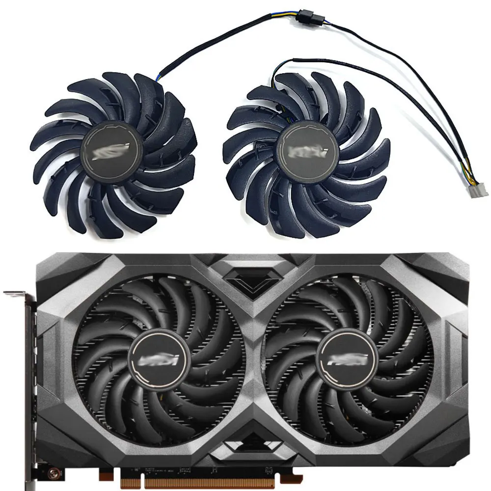 

NEW 87MM PLD09210S12HH 4Pin RX5600 RX5700 Cooler Fan For MSI RADEON RX 5600 5700 XT MECH OC Graphics Video Card Cooling Fans