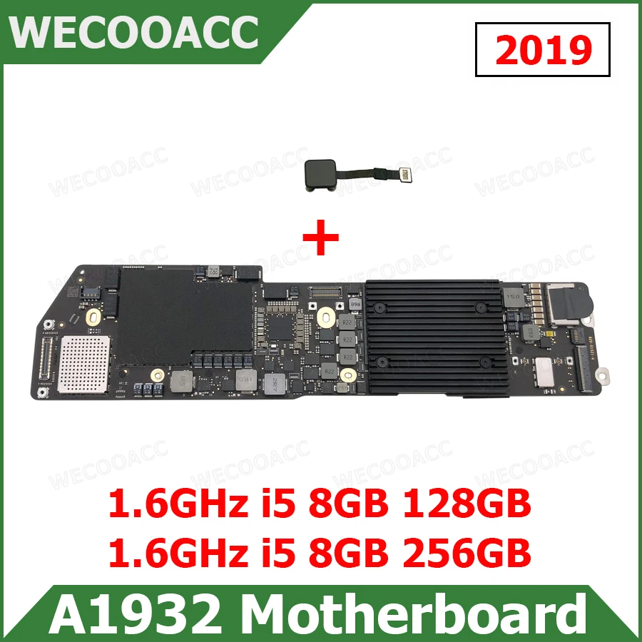 

Original A1932 Motherboard For Macbook Air 13" A1932 Logic board With Touch ID Button 820-01521-A 1.6GHz i5 8GB 128GB 256GB 2019