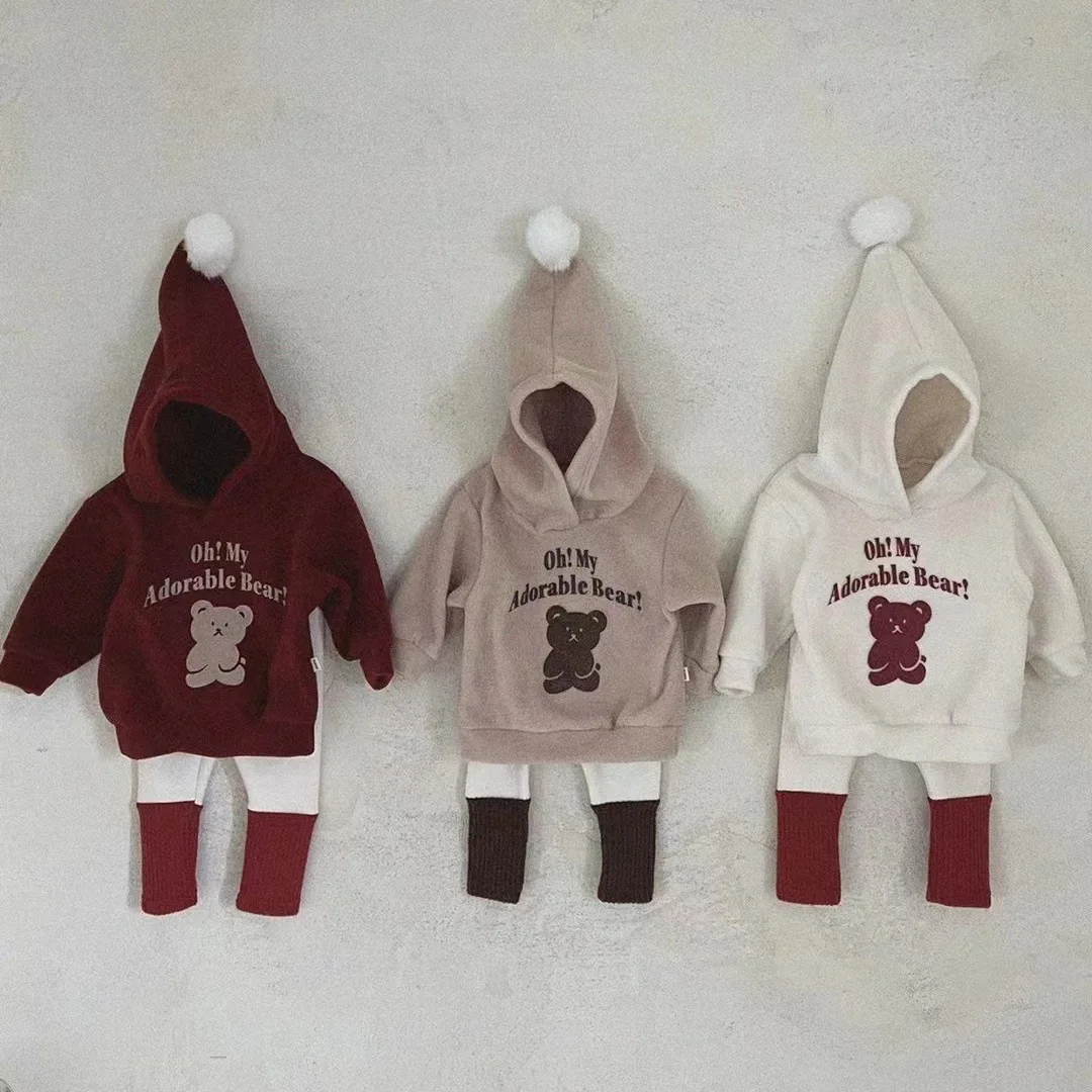 New For Christmas Cute Pom Poms Hoodies Girls Cartoon Letter Pullover Hooded Sweatshirts Solid Simple Cotton Jogger Pants
New For Christmas Cute Pom Poms Hoodies Girls Cartoon Letter Pullover Hooded Sweatshirts Solid Simple Cotton Jogger Pants