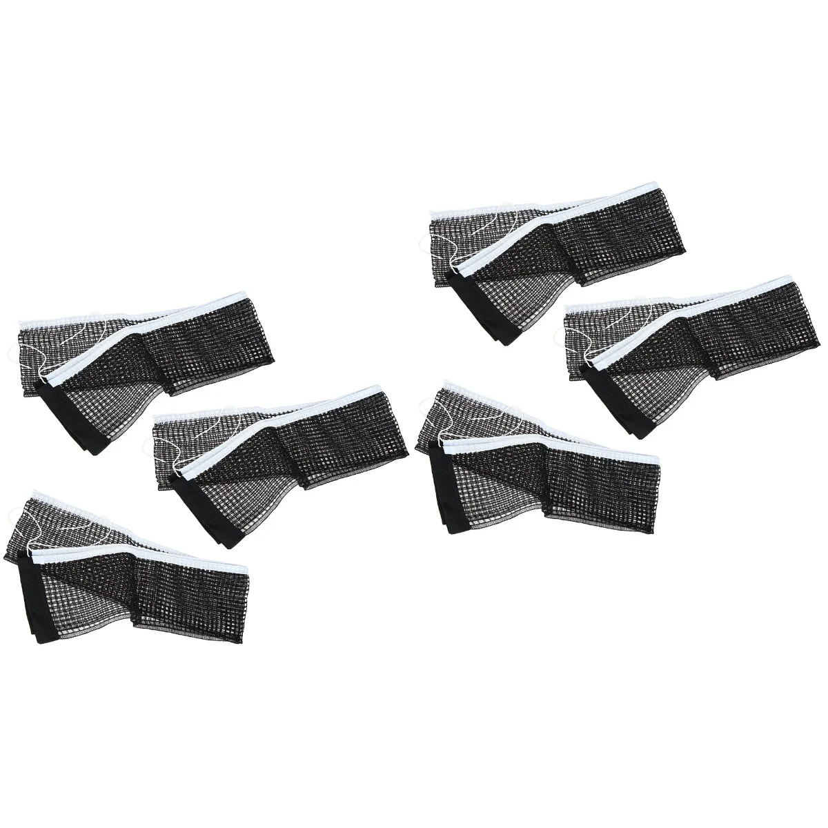 6 PCS Portable Outdoor Table Tennis Replacement Net Nylon Regulation Pong Net without Post (Black)
6 PCS Portable Outdoor Table Tennis Replacement Net Nylon Regulation Pong Net without Post (Black)