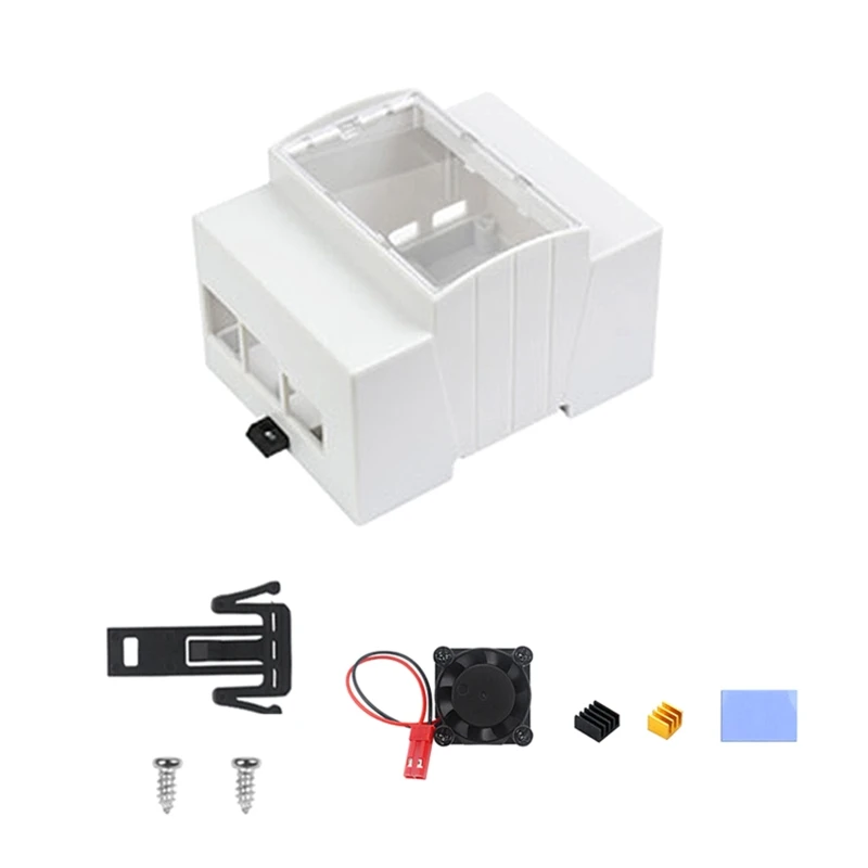 ABS Case for Raspberry Pi 4 Model B Protective Case Enclosure For Pi 4B Accessories with Cooling Fan(Optional)
ABS Case for Raspberry Pi 4 Model B Protective Case Enclosure For Pi 4B Accessories with Cooling Fan(Optional)