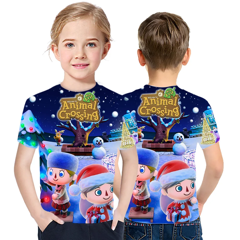 Children's New 3D Creative Printing Short Sleeve Summer Fashion Versatile Top Tropical Cotton Lightweight Comfortable T-Shirt
Children's New 3D Creative Printing Short Sleeve Summer Fashion Versatile Top Tropical Cotton Lightweight Comfortable T-Shirt