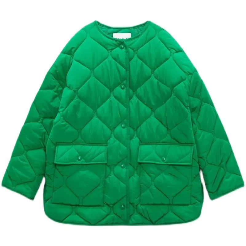 Women's Parkas Jacket Bomber Coat Green Outwear Casual Loose Outerwear Solid Long Sleeve Elegant Streetwear Vintage Jacket 2022
Women's Parkas Jacket Bomber Coat Green Outwear Casual Loose Outerwear Solid Long Sleeve Elegant Streetwear Vintage Jacket 2022