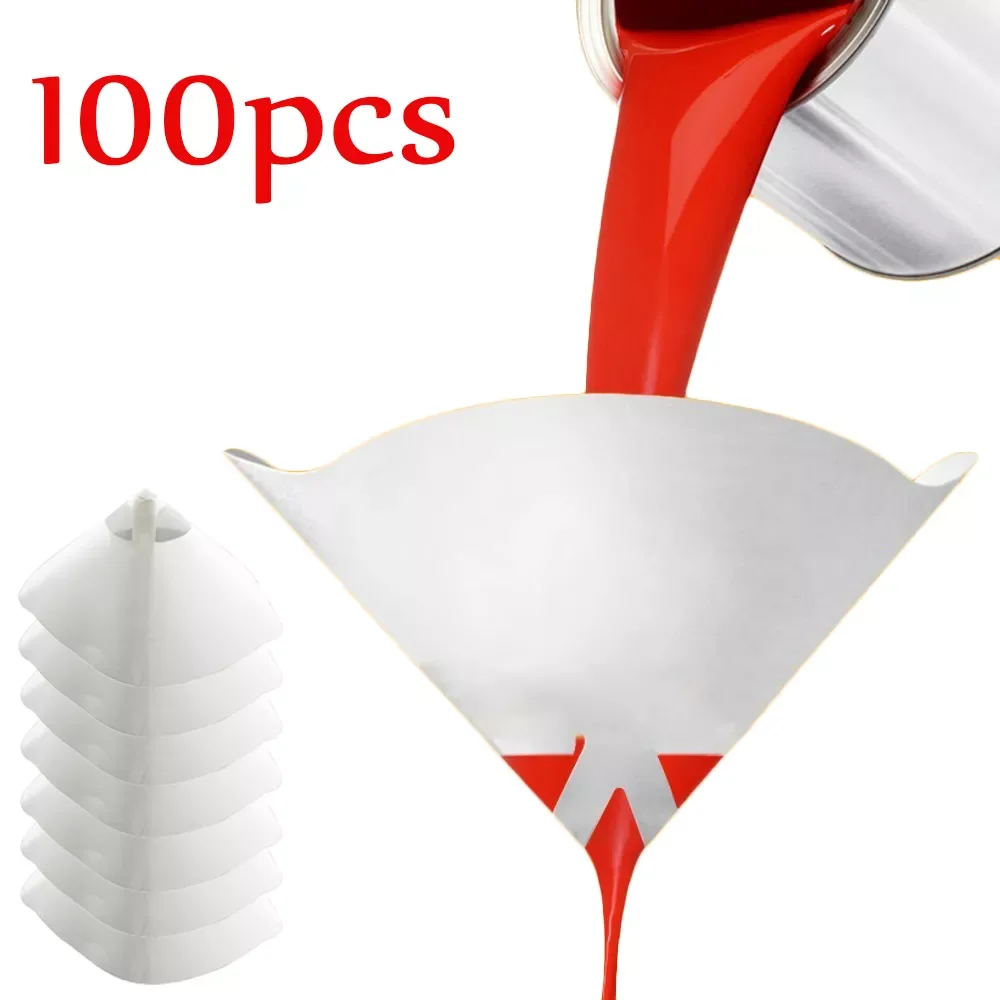 Paint Spray Mesh Paper Filter Purifying Straining Funnel Disposable Paint Filter Conical Nylon Micron Paper Funnels Tools
Paint Spray Mesh Paper Filter Purifying Straining Funnel Disposable Paint Filter Conical Nylon Micron Paper Funnels Tools