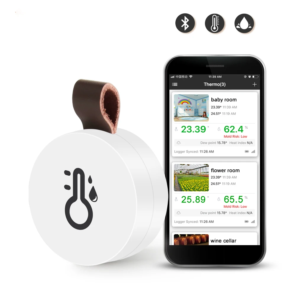 Mini Electronic Temperature Humidity Sensor Meter Measurement Tools Bluetooth5.0 Indoor Outdoor Smart Thermometer Hygrometer
Mini Electronic Temperature Humidity Sensor Meter Measurement Tools Bluetooth5.0 Indoor Outdoor Smart Thermometer Hygrometer